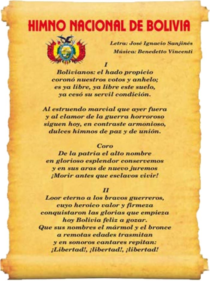 Historia del Himno Nacional de Bolivia