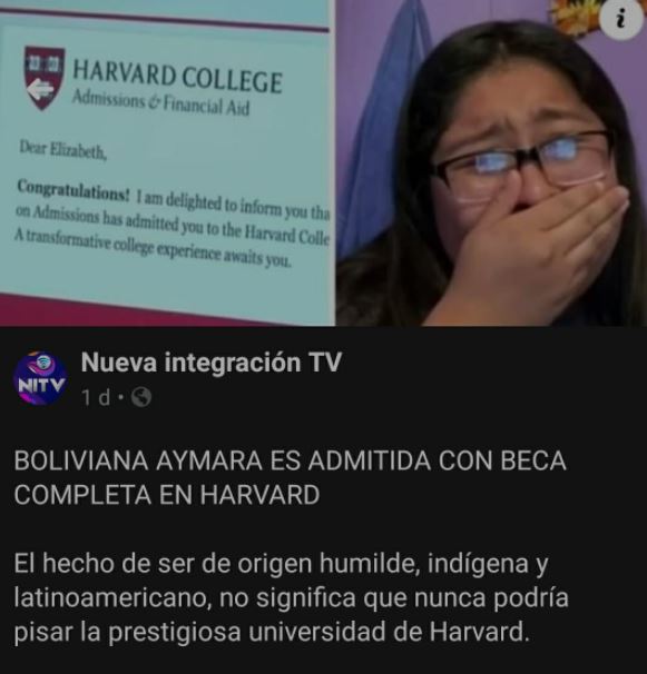Cómo Obtener una Beca en Harvard desde Bolivia ?