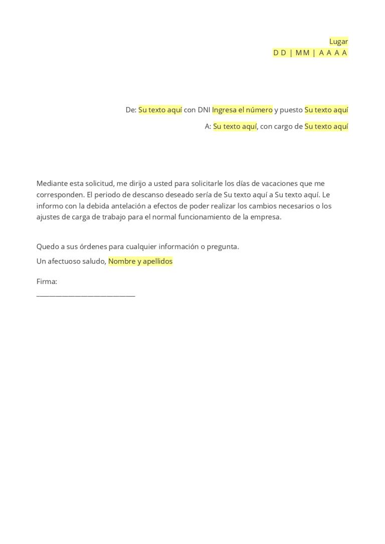 Modelo de carta para uscis 2025