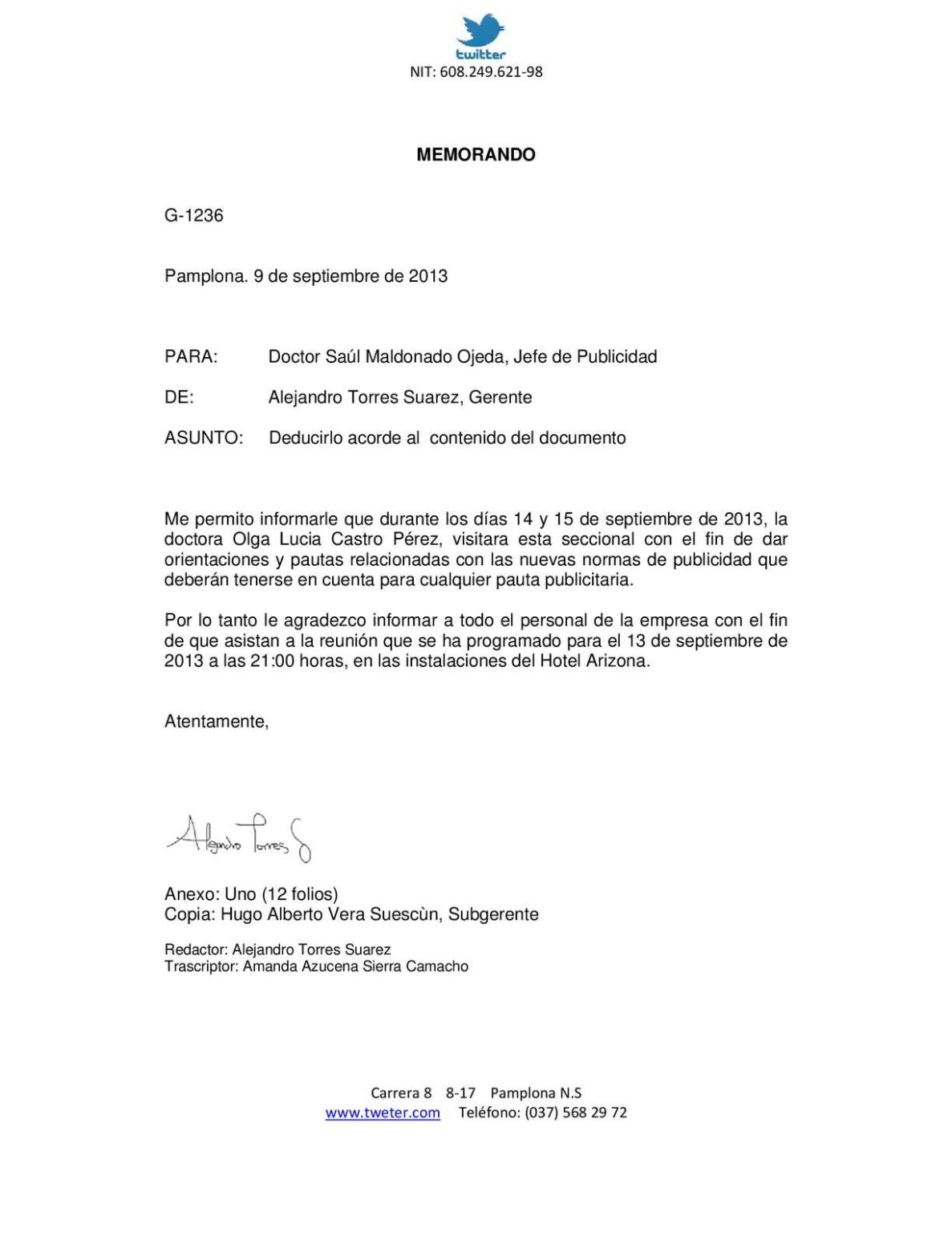 MODELO DE MEMORANDUM DE REUNIONES 2025 MODELO DE MEMORANDUM DE REUNIONES 2025