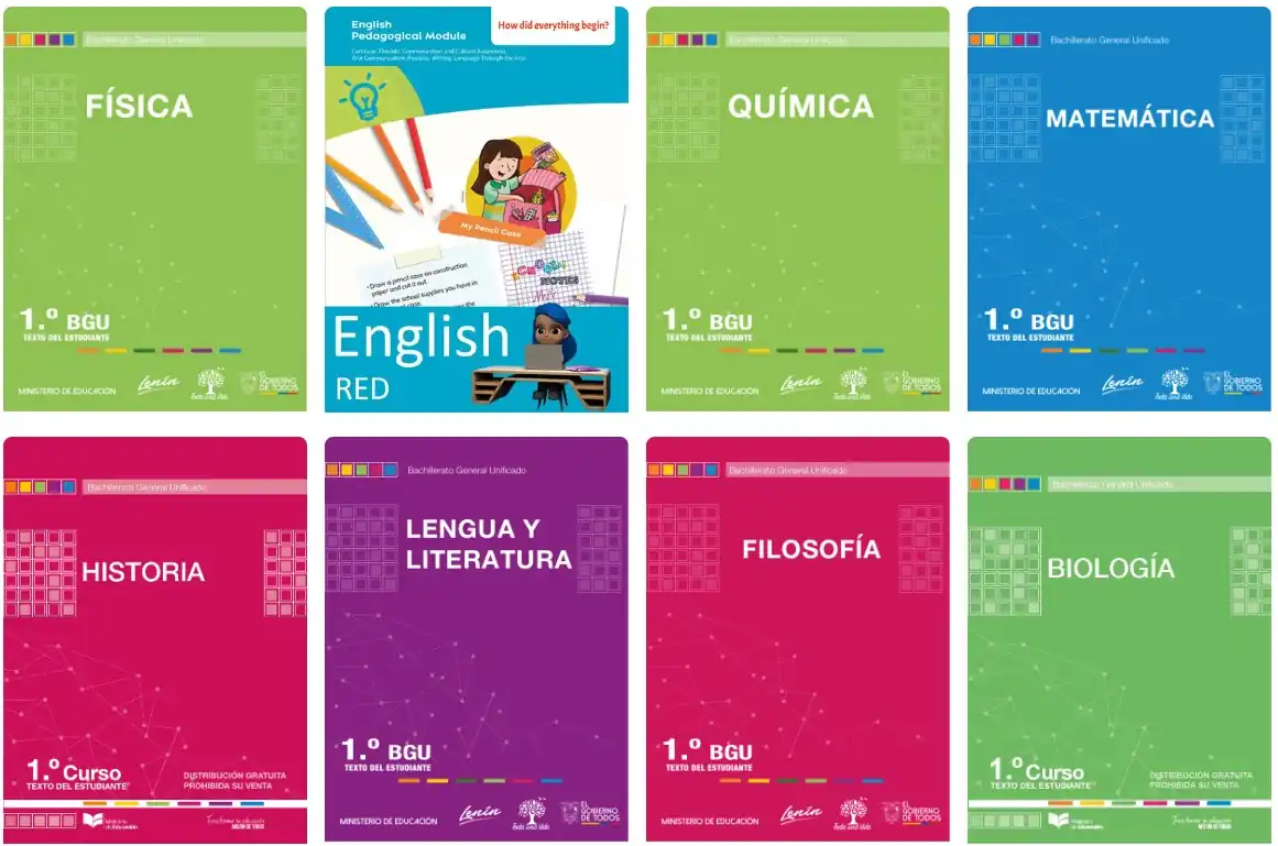Libros del Ministerio de Educación Ecuador 2024